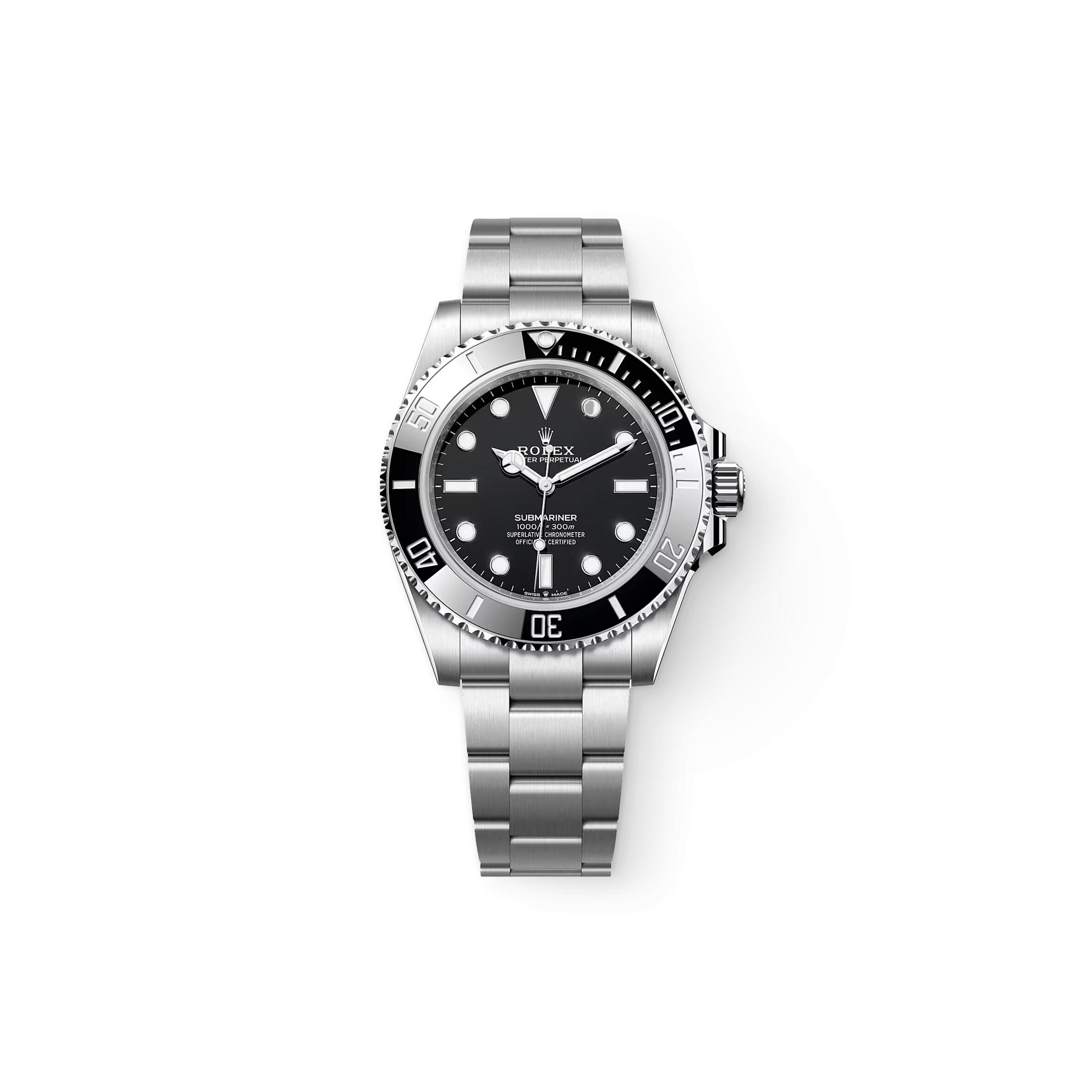 ROLEX SUBMARINER OYSTER, 41 MM, OYSTERSTEEL M124060-0001